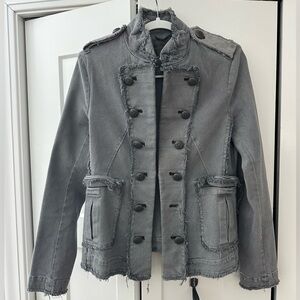 Free People, We the Free, grey military jacket
